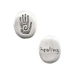 Healing Hand - Pocket Pewter Token